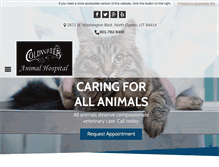 Tablet Screenshot of coldwateranimalhospital.com